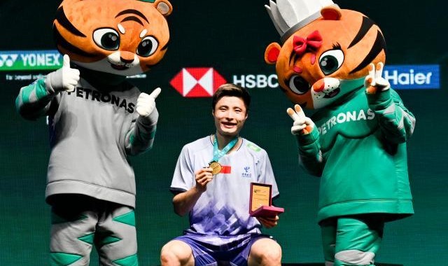 石宇奇收获赛季首冠 国羽一金四银结束大马公开赛